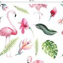 Kvilis tapet med mønster - Tropicana-Flamingo 02