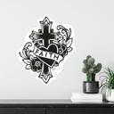 Sticker mural - LA Ink - Faith