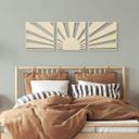 Decoración en madera puesta de sol Boho (3 piezas) - Chopo