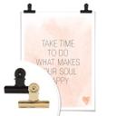 Plakat - Confetti & Cream - Take Time