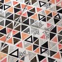 Azulejos Adhesivos Fredriksson - Triángulos Negro Albaricoque - Lote de 12