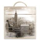 Cuadro de madera The Empire State Building - 40x41,5 cm