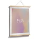 Póster La paz es una elección - Treechild