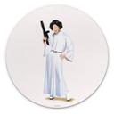 Tableau sur alu-Dibond rond Tohmé - Leia