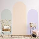 Wall Sticker Rundbue smal - sand