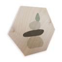 Hexagone - Placage bois de bouleau - Nouveauprints - Pebbles 3