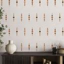 Wallstickers former - Geometriske cirkler i jordfarver