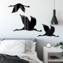 Decoración acrílica grullas - Bandada de pájaros 01
