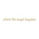 Træbogstaver - Where the magic happens - Poppel