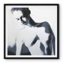 Póster Schmucker - Karla - Blanco y negro - Cuadrado