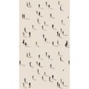 Urban people beige farverige - nonwoven tapet moderne til stue og kontor