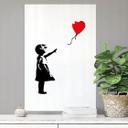 Vægprint Banksy - Pigen med den røde ballon