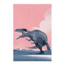 Póster de tela para habitación infantil - Giganotosaurus - Marrón