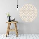 Muursticker Fredriksson Rond - Golden Geometry