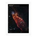 Póster Telescopio James Webb - Huracán cósmico Herbig Haro 49/50