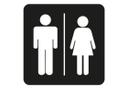 Sticker mural - Personnages pour toilettes 2