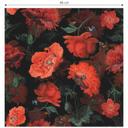 Mønstret tapet FN-design - Røde blomster