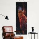 Póster de tela James Webb Telescope - Cosmic Hurricane Herbig Haro 49/50 - Panorama