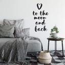 Wallsticker - Love to the moon and back