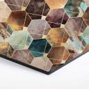 Hexagon - Alu-Dibond - Frederiksson - Gold & Copper
