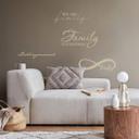 Wallsticker -  Familieslogans