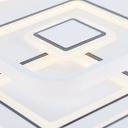 Deckenleuchte Haily, weiß, 49,5 x 7 cm, LED-Deckenleuchte, dimmbar