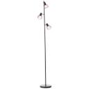 Stehleuchte Bruno, schwarz, 162 x 28 cm, Metall Stehlampe, dimmbar