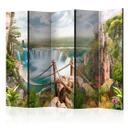 Rumdeler - Skjult paradis , 5-delt - 225x172 cm