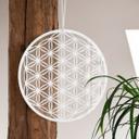 Akrylglasbillede, vinduesbillede til at hænge op Flower of life - rund