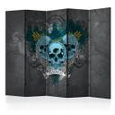 Screen room divider - Darkness I, 3-delt