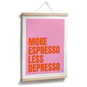 Póster Más Espresso menos Depresso - Fritsch