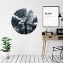 Sticker mural Kubistika - California Dreaming - Rond
