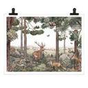 Póster Kikki Belle - Animales autóctonos en el bosque