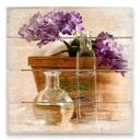 Cuadro de madera ambiente spa - 40x41,5 cm