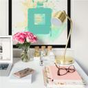 Zelfklevende Poster - Eau de Parfum mint