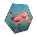 Hexagon - Alu-Dibond - Delgado - Wildflower Aquamarine