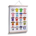 Póster Sparshott - Maillots de ciclismo