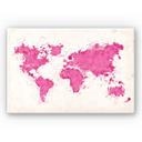 Tableau Forex - Aquarelle carte du monde