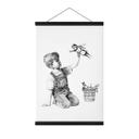 Póster de tela Real Hero - Banksy