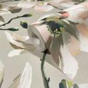 tapet, non-woven blomstertapet Flora beige, hvid