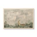 Tableau sur bois Cygnes et souris en vol d'étoiles - Ms Tiff