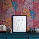 Architects Paper Floral Impression - Papier peint intissé de forêt, violet
