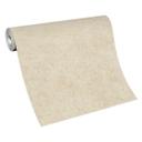 Non-woven tapet med betonmotiver, ensfarvet, beige