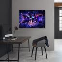Canvasbillede, Neon spilkonsol gamer