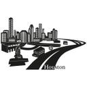 Sticker mural - Houston skyline