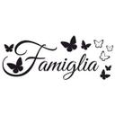 Sticker mural - Famiglia incl. 5 cadres photos
