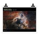 Póster Telescopio James Webb - Brújula de la nebulosa de la Tarántula