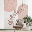 Fototapet Moss - Boho Pink