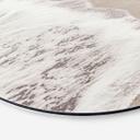 Vægcirkel Lyden af havet - 1X Studio – print på aluminium (Alu-Dibond)