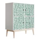 Vinilo adhesivo muebles, vinilo decorativo - lavable - Triángulos 01 - Verde